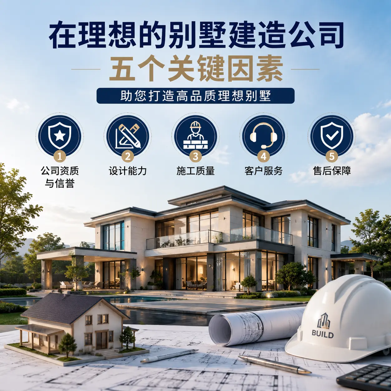 在 岑巩 找到理想别墅建造公司的五个关键因素
