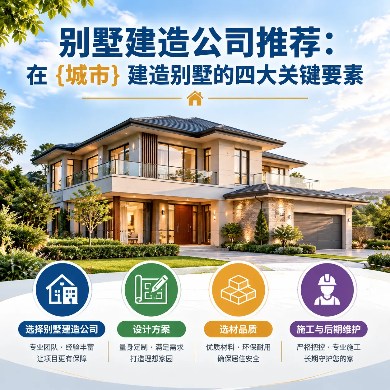别墅建造公司推荐:在 岑巩 建造别墅的四大关键要素