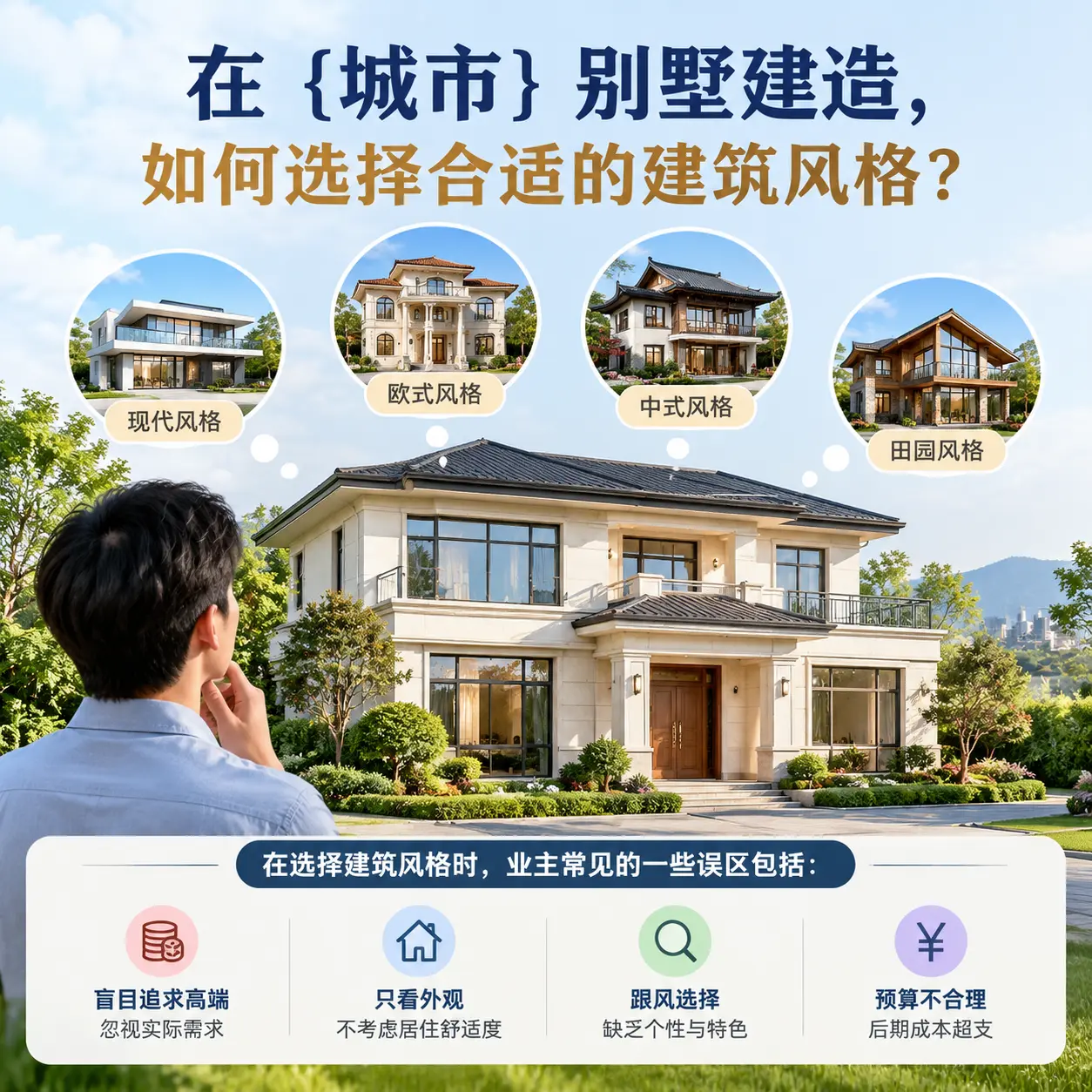 在 岑巩 别墅建造，如何选择合适的建筑风格？