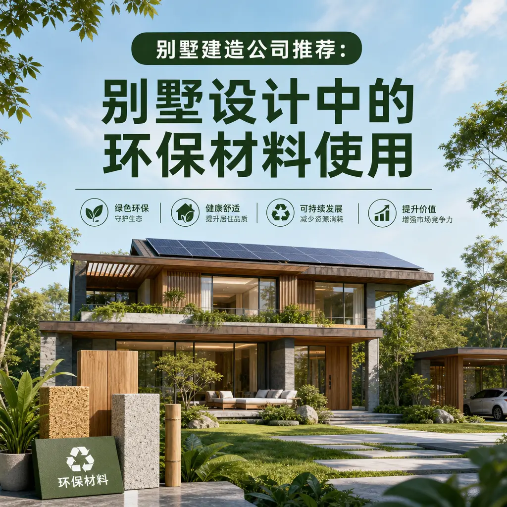 别墅建造公司推荐： 岑巩 别墅设计中的环保材料使用